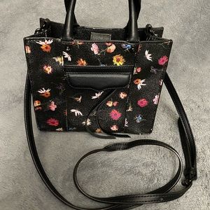 Rebecca Minkoff floral crossbody mini tote